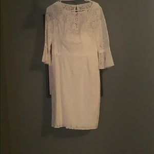 White lace formal dress, never worn